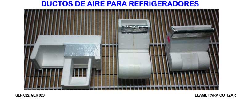 ductos de aire para refrigeradores mabe