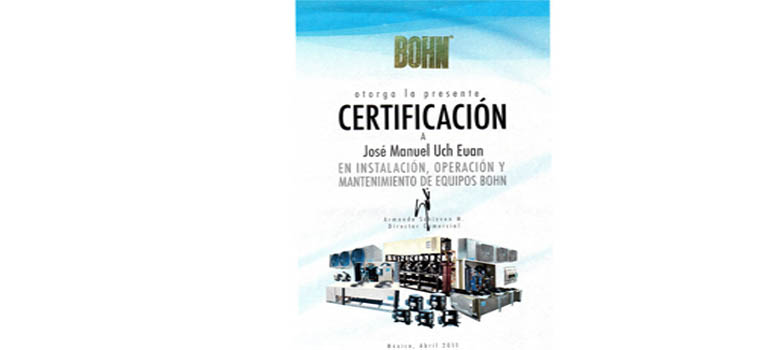 cuartos frios bohn - racks bohn - chillers bohn
