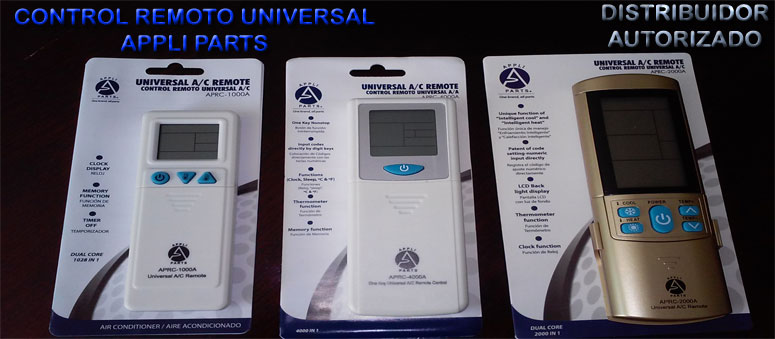 controles universales para aire acondicionado appliparts